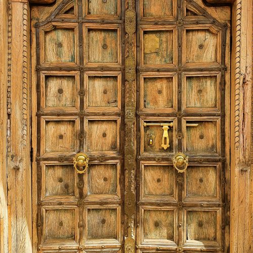 Principle door Carved wooden door
